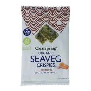 ClearSpring Snack Algues Nori Curcuma Bio 4g