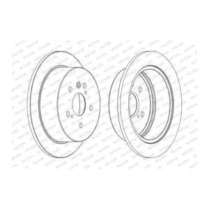 FERODO Disques de frein pour LEXUS: RX (Ref: DDF1545C)