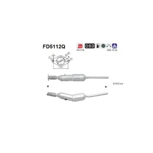 AS FD5112Q Filtre à particules