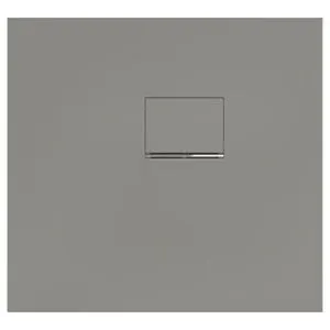 V&B; Bac à douche Squaro Infinity 80x75x4 cm, gris, angle installation droite contre mur ; Villeroy…