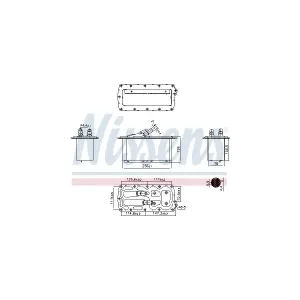 NISSENS 96158 Intercooler