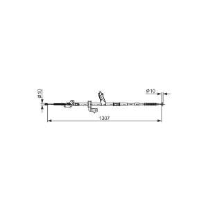 BOSCH 1 987 482 902 Câble de frein à main