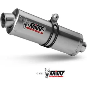 Silencieux Mivv Oval acier inox