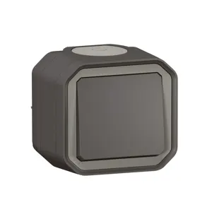 Interrupteur Plexo Legrand - Anthracite