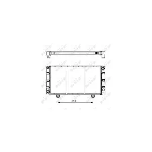 NRF B.V. Radiateur moteur (Ref: 504120)