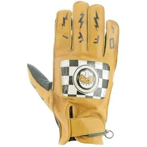 Gants Helstons LOGO Or/Noir