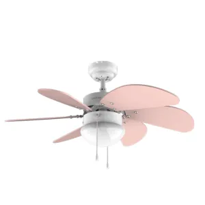 Cecotec 05965 Ventilateur Rose, Blanc