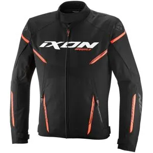 Blouson Moto Ixon STRIKER 2 Noir/Orange