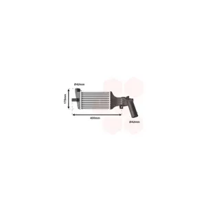 VAN WEZEL Intercooler, échangeur pour OPEL: Astra (Ref: 37004325)