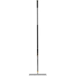 Fiskars Ergonomic Soil Rake avec manche courbé 1077112