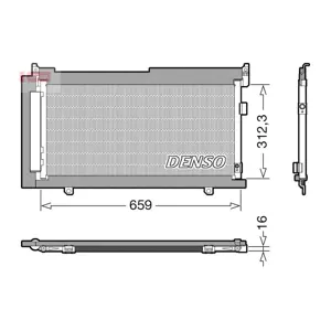 DENSO Condenseur, climatisation pour SUBARU: Forester (Ref: DCN36006)