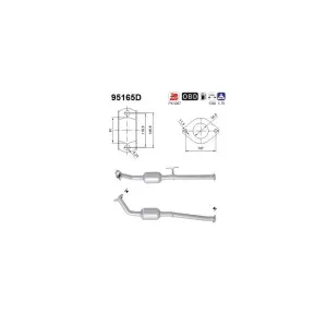 AS 95165D Catalyseur