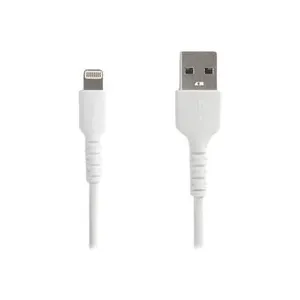 StarTech.com Câble USB-A vers Lightning Blanc Robuste 1m - Câble de Charge/Synchronisation de Type…