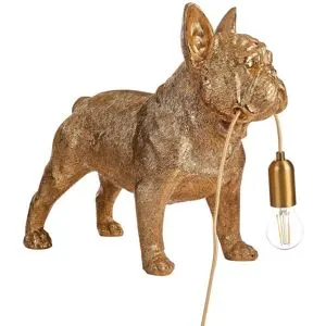 Lampe À Poser Chien Baxter Doré