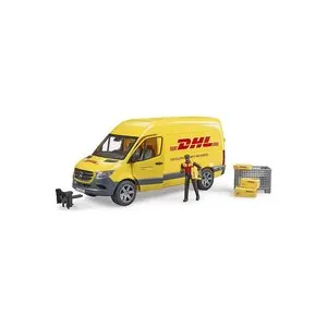 Véhicule Bruder MB Sprinter DHL jaune