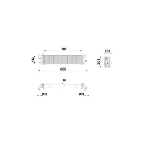 Radiateur Mahle Cr2461001p Ford