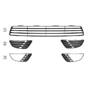 VAN WEZEL 1805594 Grille de ventilation, pare-chocs