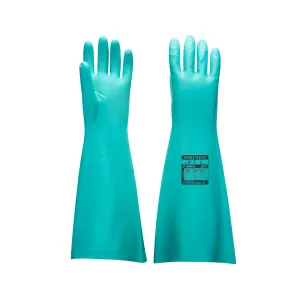 Gant Nitrile Extra-long Couleur : Vert Taille L - Portwest