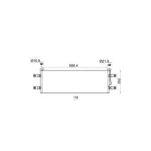 Condenseur, Climatisation Mahle Ac784000s