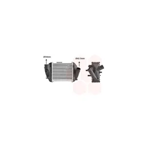 VAN WEZEL Intercooler, échangeur pour AUDI: A4 (Ref: 03004187)
