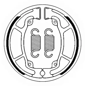 sbs 2208 Jeu de mâchoires de frein