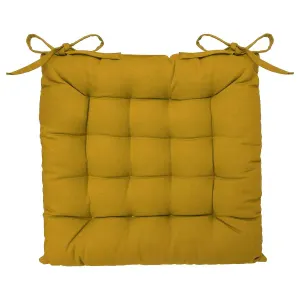 Galette de chaise - Ocre