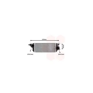 VAN WEZEL Intercooler, échangeur pour MINI: MINI (Ref: 06004265)