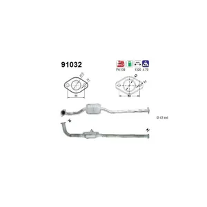AS Catalyseur pour SUZUKI: Swift (Ref: 91032)