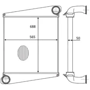 NRF 30557 Intercooler