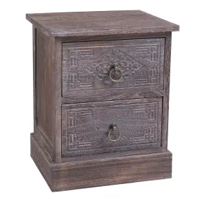 Table De Chevet Enzo, 2 Tiroirs