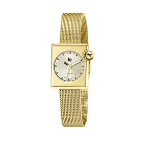 Montre Lip Mach 2000 Mini Square Doré