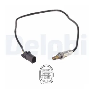 DELPHI Sonde lambda pour AUDI: Q5, A4, A6, A5 (Ref: ES21182-12B1)