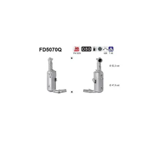 AS FD5070Q Filtre à particules