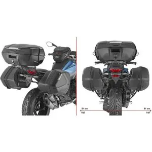 Support valises Givi pour valises V35/V37