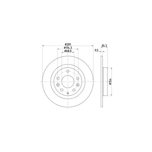 Disque De Frein Hella 8dd355126711 Mazda