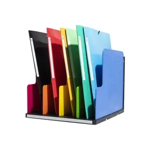 Trieur Vertical Modulo Top 5 Intercalaires - Noir Et Multico