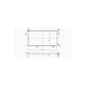 Radiateur Magneti Marelli Bm1806 Lada