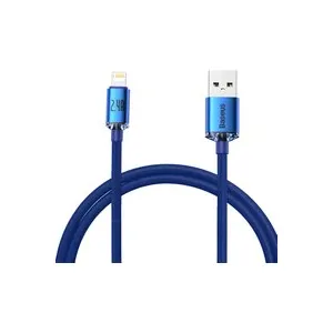 Baseus Crystal Shine Câble USB-A / Lightning - 2m - Bleu