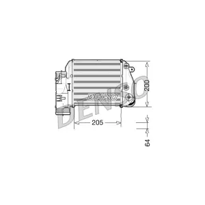 DENSO DIT02025 Intercooler