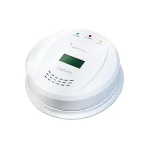 Détecteur de monoxyde de carbone, écran LCD, blanc