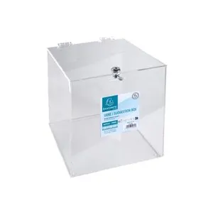 Urne Transparente Avec Couvercle 25 Cm