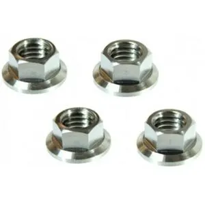 Ecrou de remplacement Scar Titanium HEX M8 x4 Titane