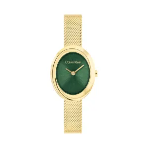 Montre Calvin Klein Twisted Bezel 24 Vert