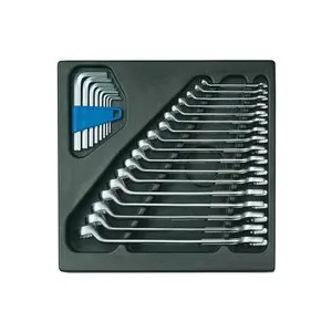 Jeu de clés mixtes Gedore dans le module 2/3 ES (jeu de clés mixtes 1500 ES-1 B) (6612280)
