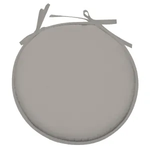 Galette ronde en polyester couleur uni