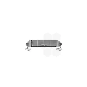VAN WEZEL Intercooler, échangeur pour VOLKSWAGEN: Transporter (Ref: 58004233)