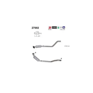 AS Catalyseur pour JAGUAR: S-Type (Ref: 27002)