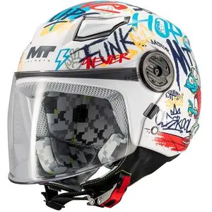 Casque jet MT HELMETS LITE - CREW ENFANT Multicolore