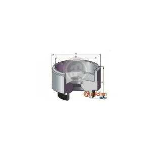 Piston, Étrier Autofren D025721 Saab