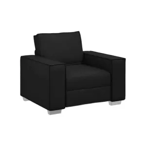 Fauteuil Noir 100 Cm Simili Cuir Vidaxl